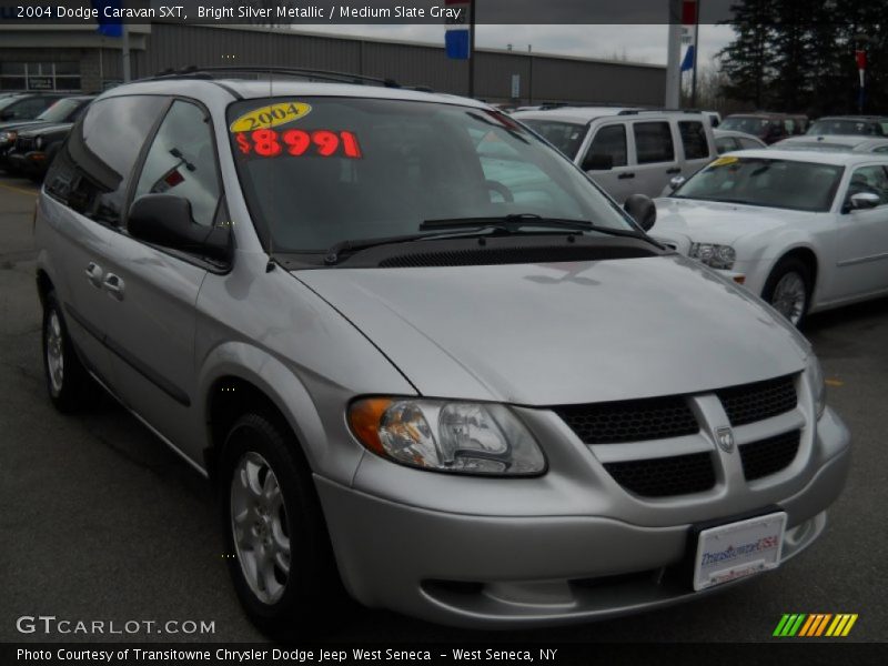 Bright Silver Metallic / Medium Slate Gray 2004 Dodge Caravan SXT
