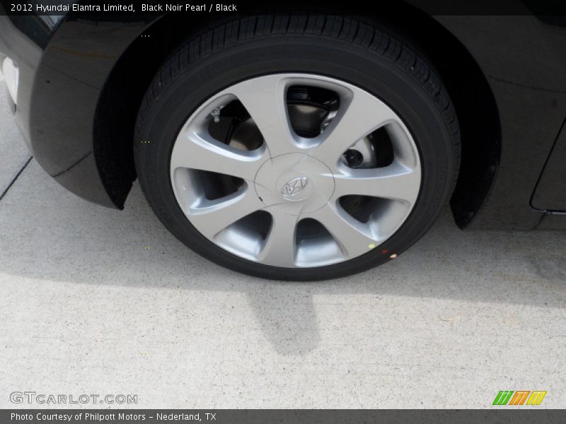 Black Noir Pearl / Black 2012 Hyundai Elantra Limited
