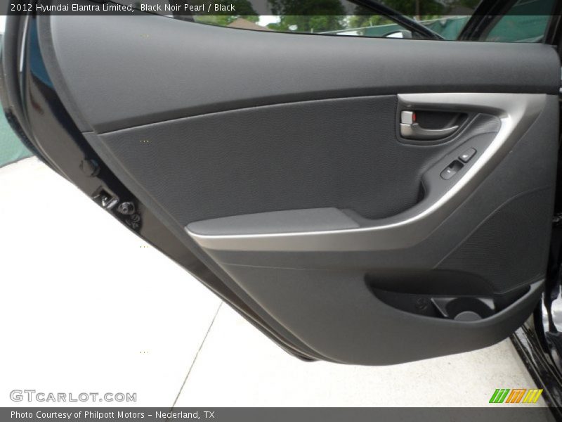 Black Noir Pearl / Black 2012 Hyundai Elantra Limited