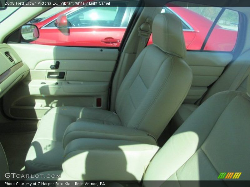 Vibrant White / Light Camel 2008 Ford Crown Victoria LX