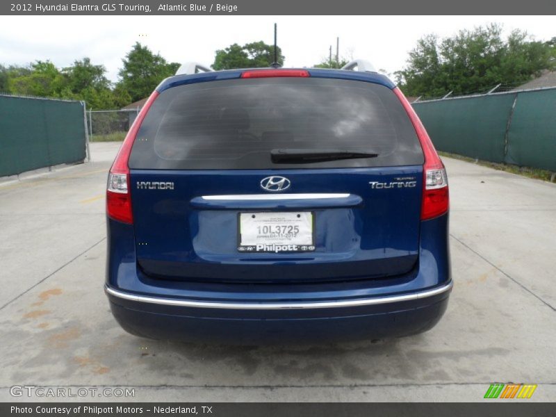 Atlantic Blue / Beige 2012 Hyundai Elantra GLS Touring