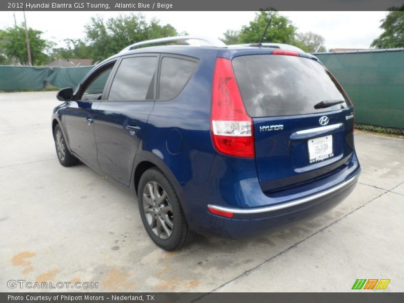 Atlantic Blue / Beige 2012 Hyundai Elantra GLS Touring