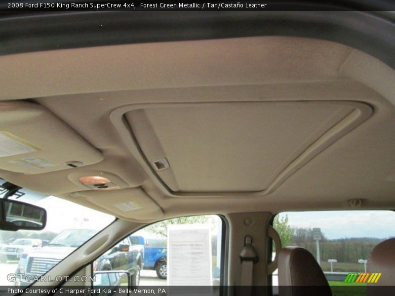Forest Green Metallic / Tan/Castaño Leather 2008 Ford F150 King Ranch SuperCrew 4x4