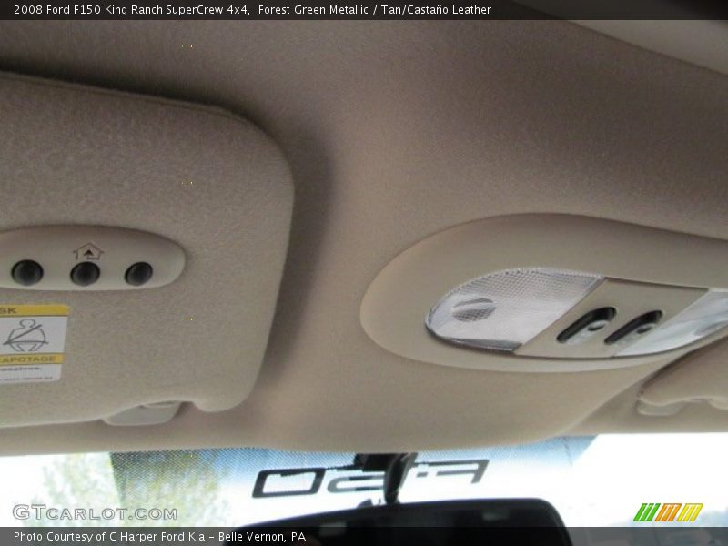 Forest Green Metallic / Tan/Castaño Leather 2008 Ford F150 King Ranch SuperCrew 4x4