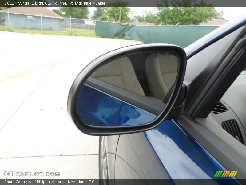 Atlantic Blue / Beige 2012 Hyundai Elantra GLS Touring