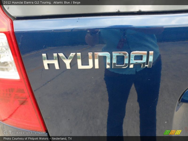 Atlantic Blue / Beige 2012 Hyundai Elantra GLS Touring