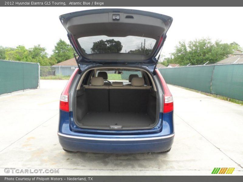 Atlantic Blue / Beige 2012 Hyundai Elantra GLS Touring