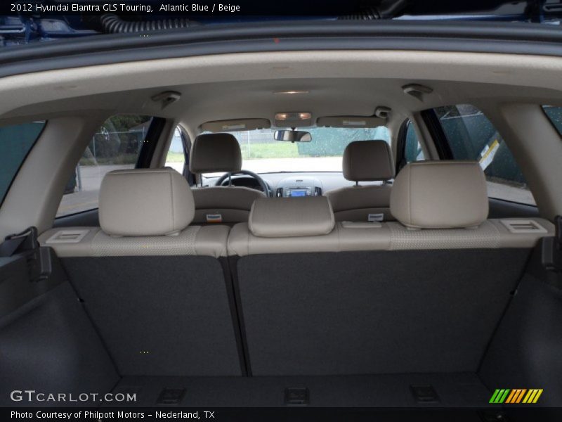 Atlantic Blue / Beige 2012 Hyundai Elantra GLS Touring