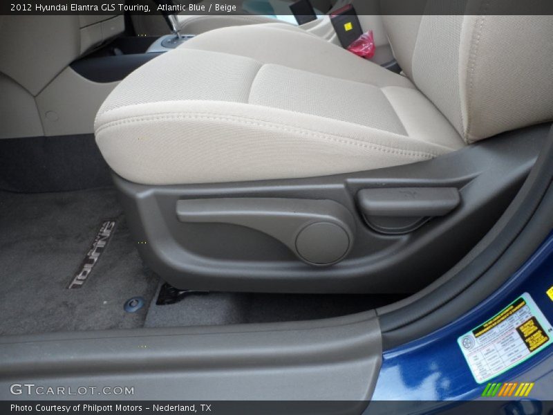 Atlantic Blue / Beige 2012 Hyundai Elantra GLS Touring