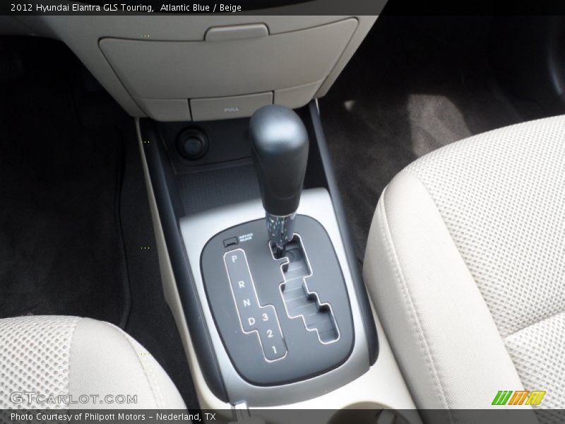 Atlantic Blue / Beige 2012 Hyundai Elantra GLS Touring