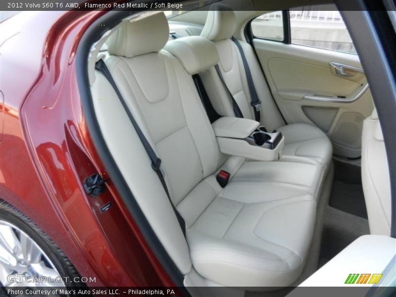 Flamenco Red Metallic / Soft Beige 2012 Volvo S60 T6 AWD