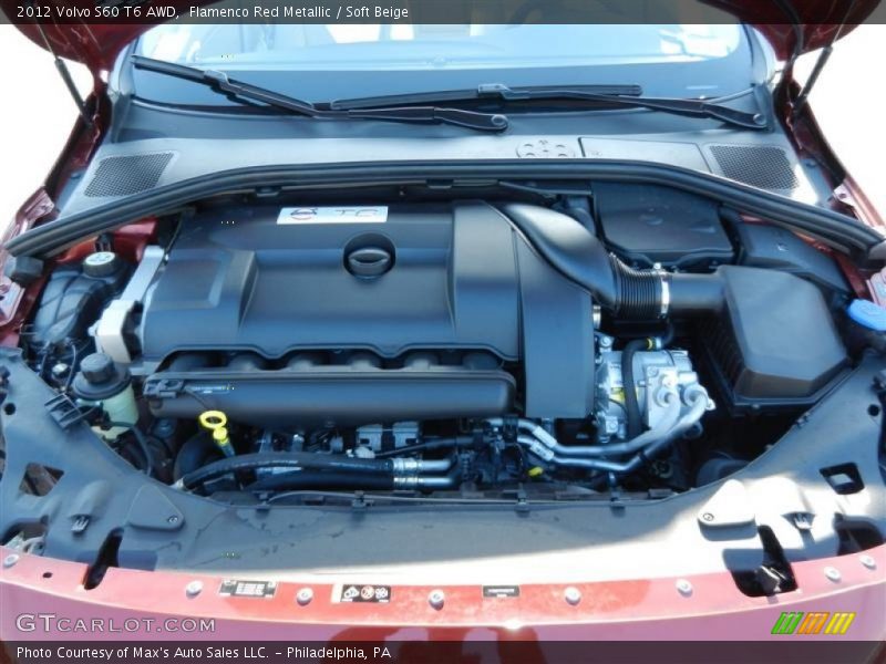Flamenco Red Metallic / Soft Beige 2012 Volvo S60 T6 AWD