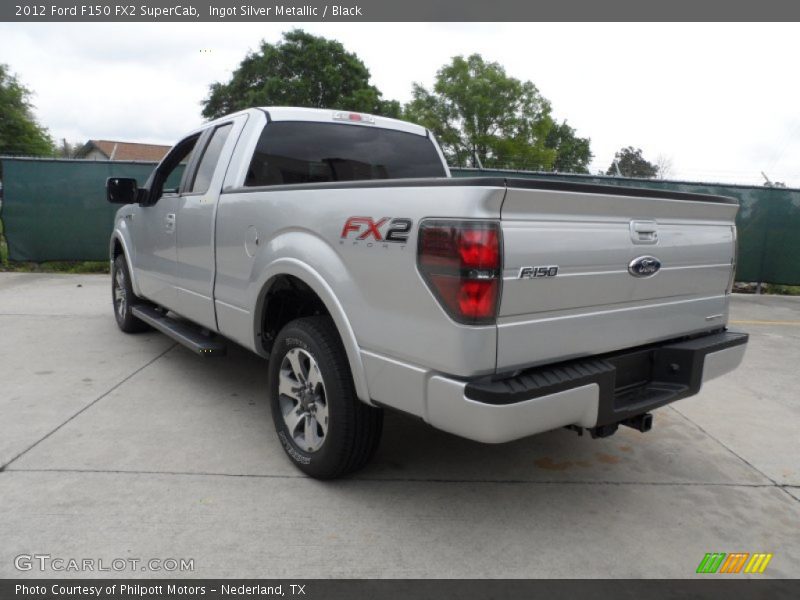 Ingot Silver Metallic / Black 2012 Ford F150 FX2 SuperCab
