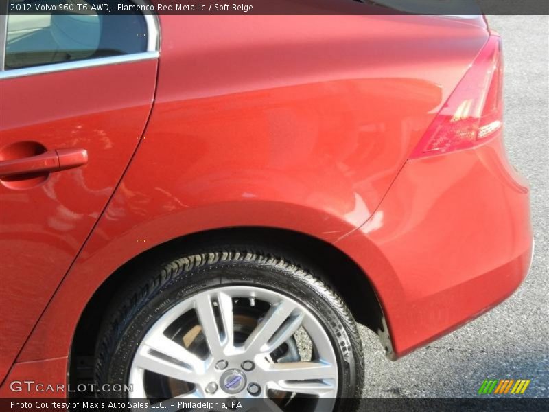 Flamenco Red Metallic / Soft Beige 2012 Volvo S60 T6 AWD