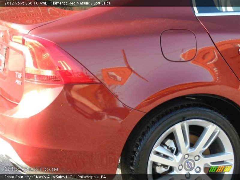 Flamenco Red Metallic / Soft Beige 2012 Volvo S60 T6 AWD