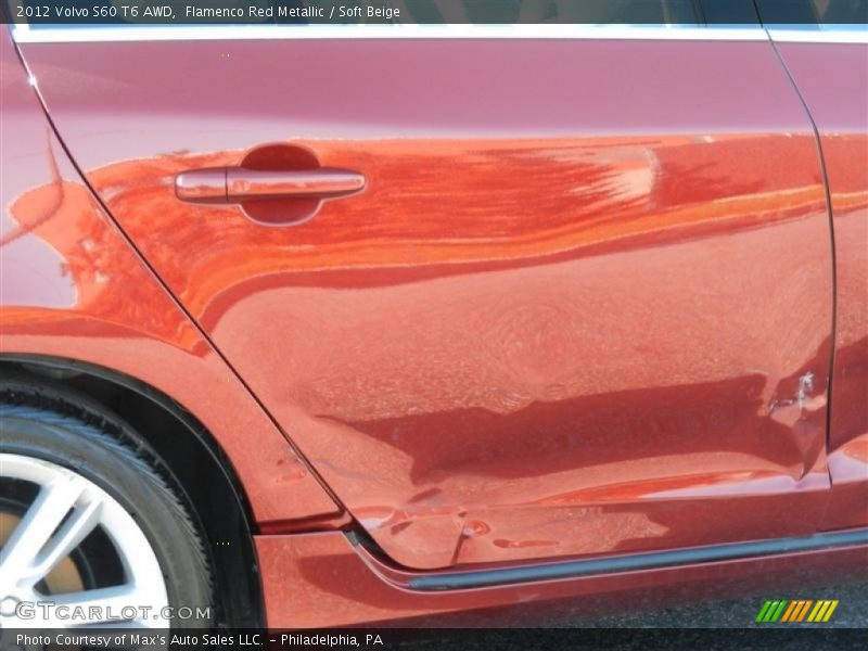 Flamenco Red Metallic / Soft Beige 2012 Volvo S60 T6 AWD