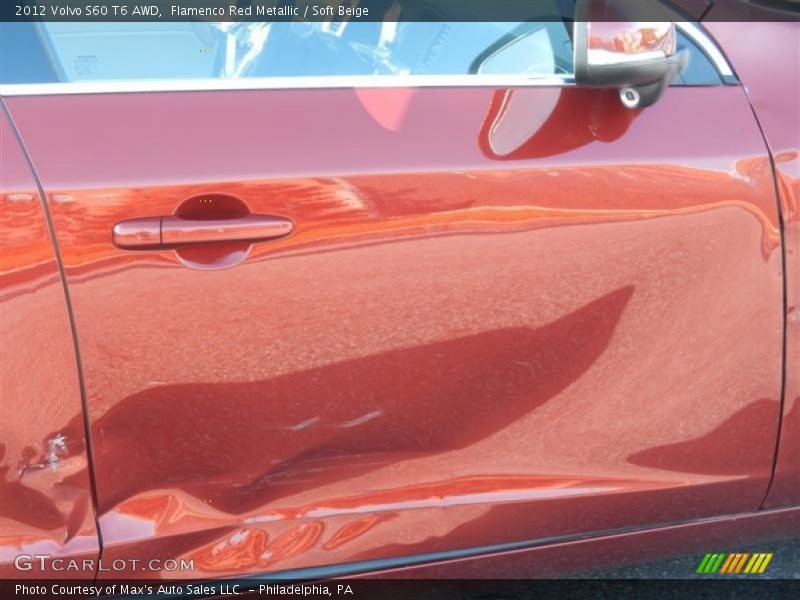 Flamenco Red Metallic / Soft Beige 2012 Volvo S60 T6 AWD