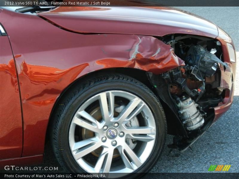 Flamenco Red Metallic / Soft Beige 2012 Volvo S60 T6 AWD