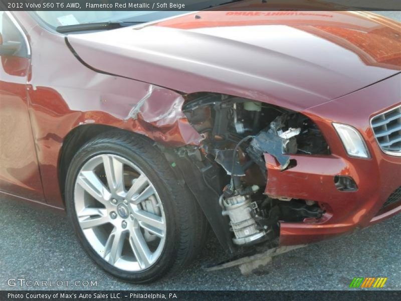 Flamenco Red Metallic / Soft Beige 2012 Volvo S60 T6 AWD