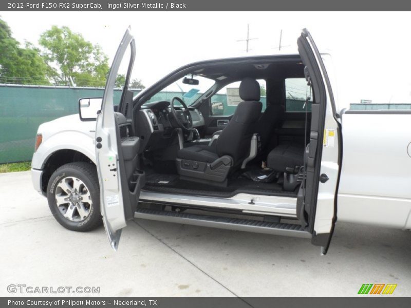 Ingot Silver Metallic / Black 2012 Ford F150 FX2 SuperCab