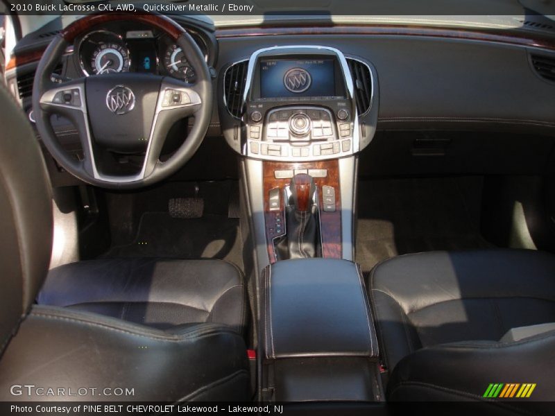 Quicksilver Metallic / Ebony 2010 Buick LaCrosse CXL AWD