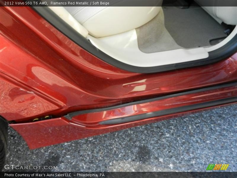 Flamenco Red Metallic / Soft Beige 2012 Volvo S60 T6 AWD