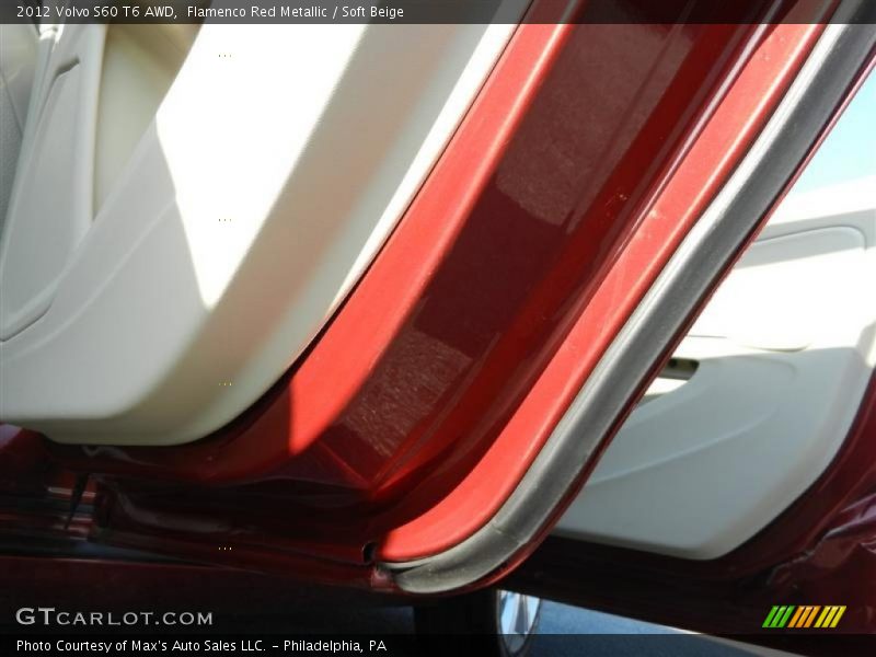 Flamenco Red Metallic / Soft Beige 2012 Volvo S60 T6 AWD