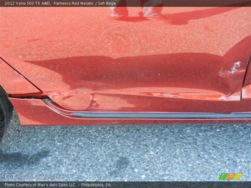 Flamenco Red Metallic / Soft Beige 2012 Volvo S60 T6 AWD