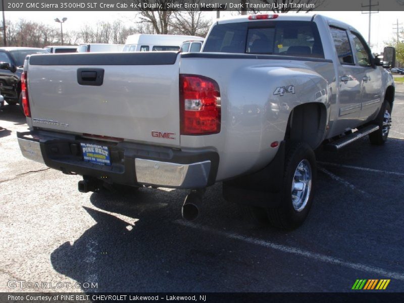 Silver Birch Metallic / Dark Titanium/Light Titanium 2007 GMC Sierra 3500HD SLT Crew Cab 4x4 Dually