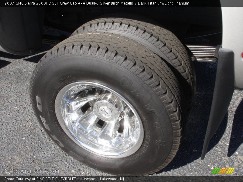 Silver Birch Metallic / Dark Titanium/Light Titanium 2007 GMC Sierra 3500HD SLT Crew Cab 4x4 Dually