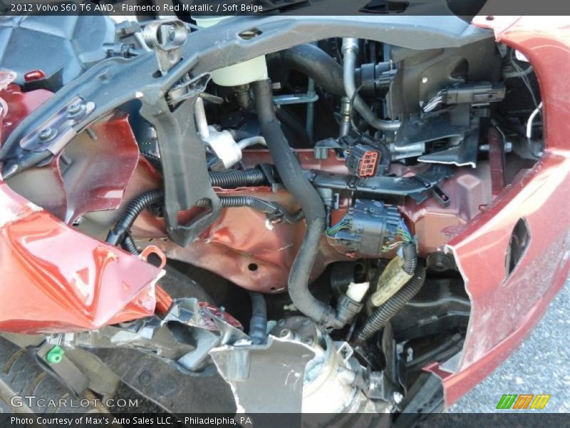 Flamenco Red Metallic / Soft Beige 2012 Volvo S60 T6 AWD