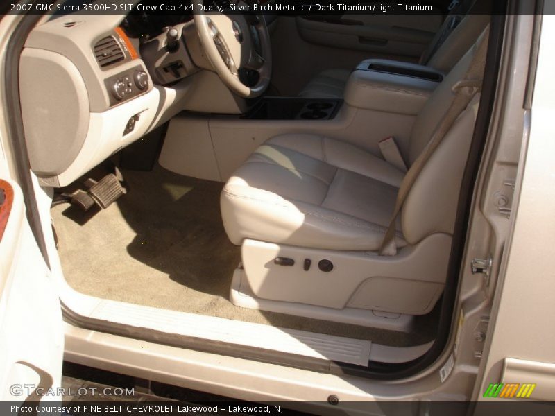 Silver Birch Metallic / Dark Titanium/Light Titanium 2007 GMC Sierra 3500HD SLT Crew Cab 4x4 Dually