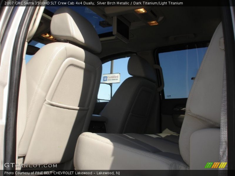Silver Birch Metallic / Dark Titanium/Light Titanium 2007 GMC Sierra 3500HD SLT Crew Cab 4x4 Dually