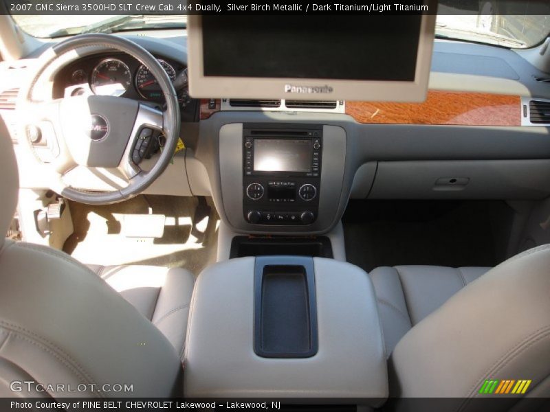 Silver Birch Metallic / Dark Titanium/Light Titanium 2007 GMC Sierra 3500HD SLT Crew Cab 4x4 Dually