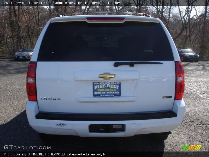 Summit White / Light Titanium/Dark Titanium 2011 Chevrolet Tahoe LT 4x4