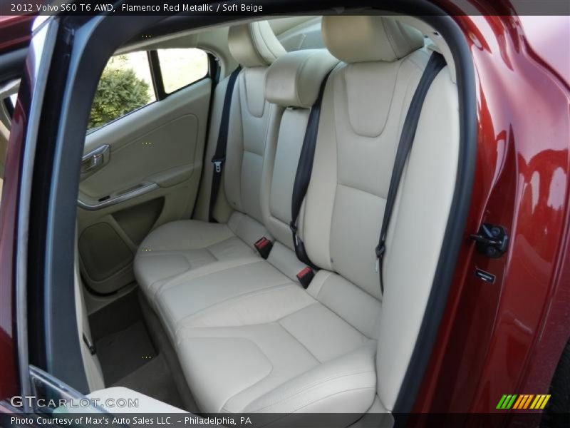 Flamenco Red Metallic / Soft Beige 2012 Volvo S60 T6 AWD