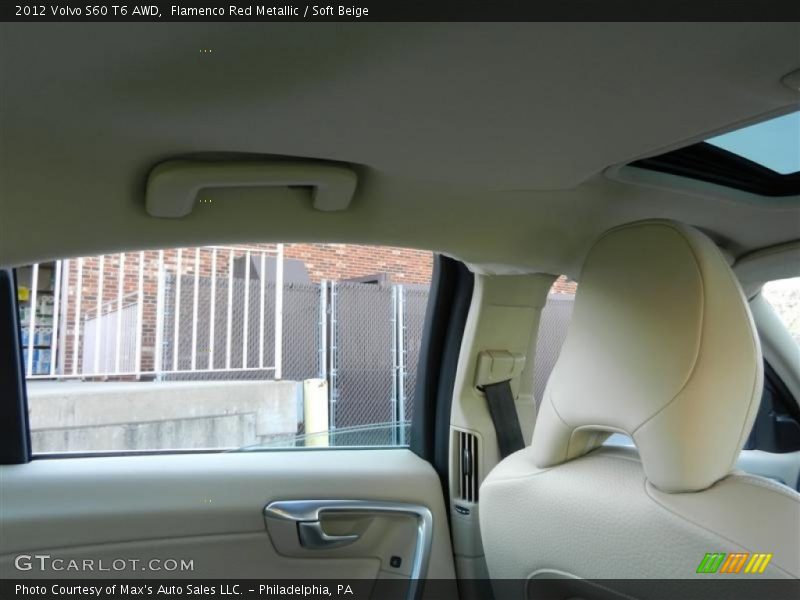 Flamenco Red Metallic / Soft Beige 2012 Volvo S60 T6 AWD
