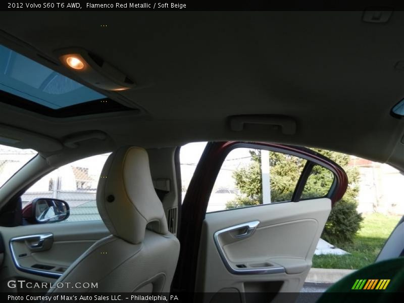 Flamenco Red Metallic / Soft Beige 2012 Volvo S60 T6 AWD