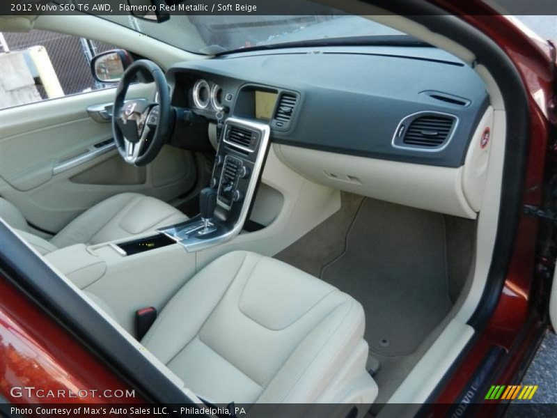 Flamenco Red Metallic / Soft Beige 2012 Volvo S60 T6 AWD