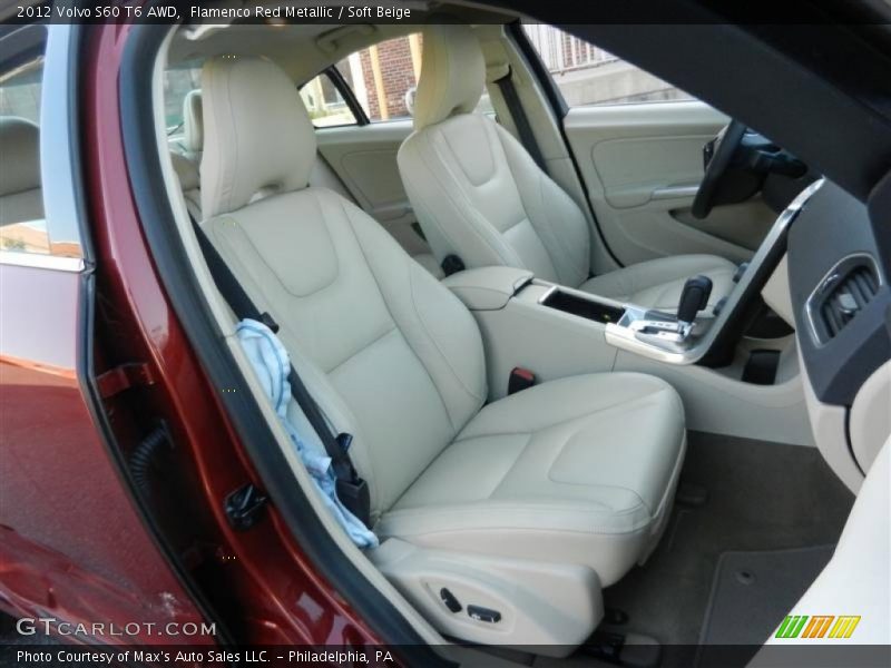 Flamenco Red Metallic / Soft Beige 2012 Volvo S60 T6 AWD
