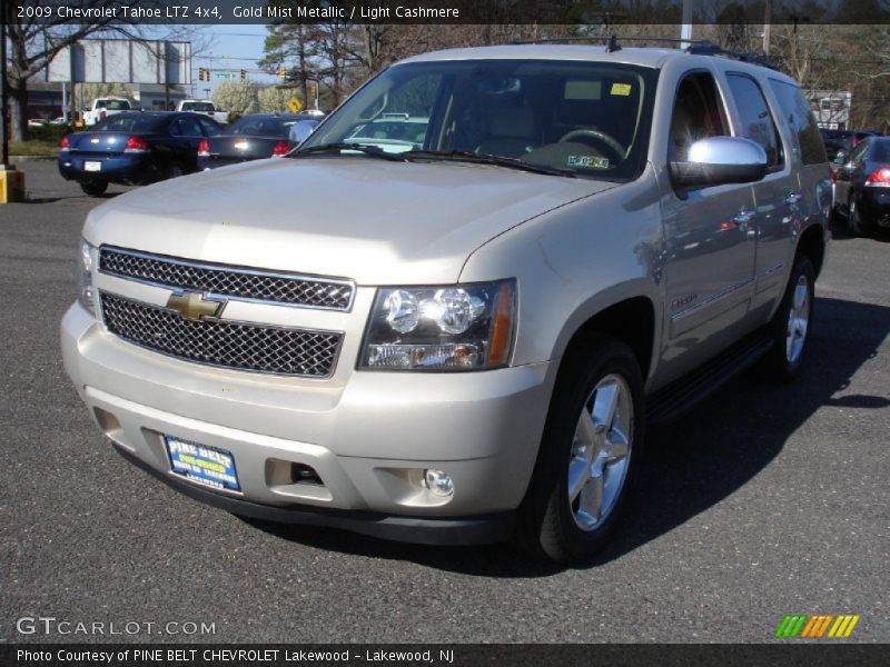 Gold Mist Metallic / Light Cashmere 2009 Chevrolet Tahoe LTZ 4x4