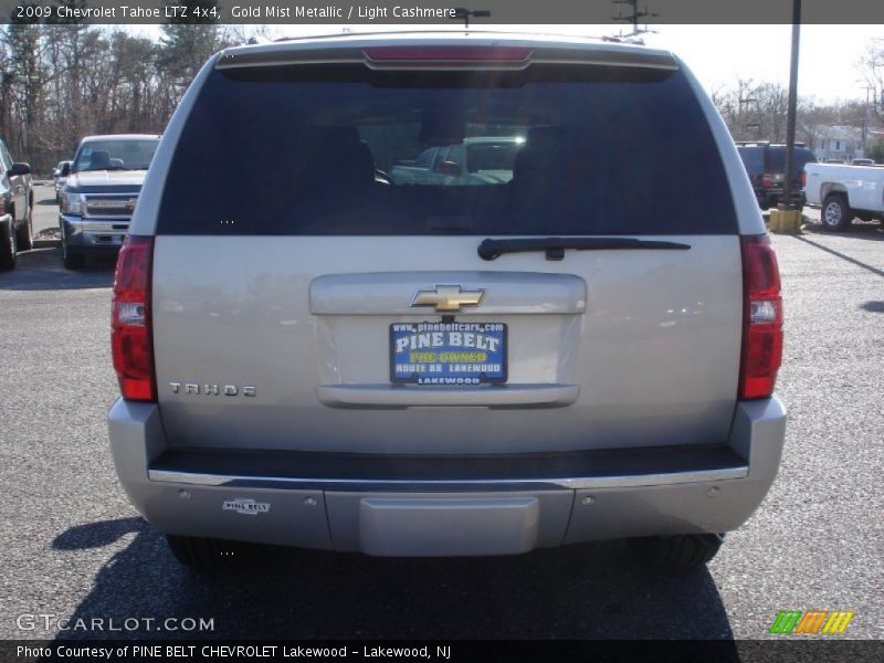 Gold Mist Metallic / Light Cashmere 2009 Chevrolet Tahoe LTZ 4x4