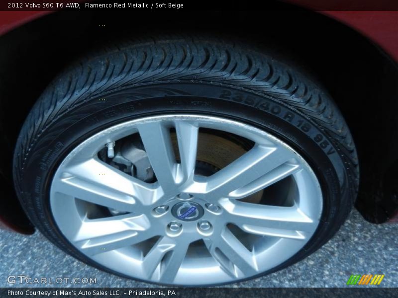 Flamenco Red Metallic / Soft Beige 2012 Volvo S60 T6 AWD