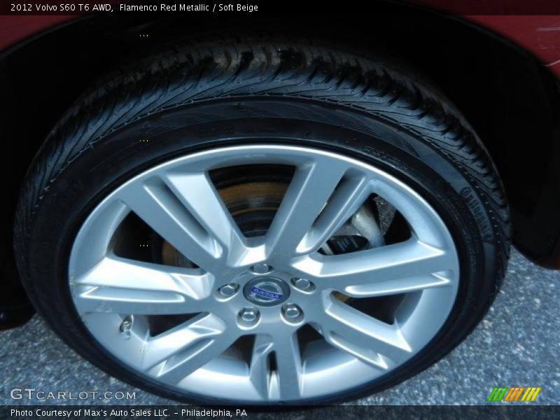 Flamenco Red Metallic / Soft Beige 2012 Volvo S60 T6 AWD