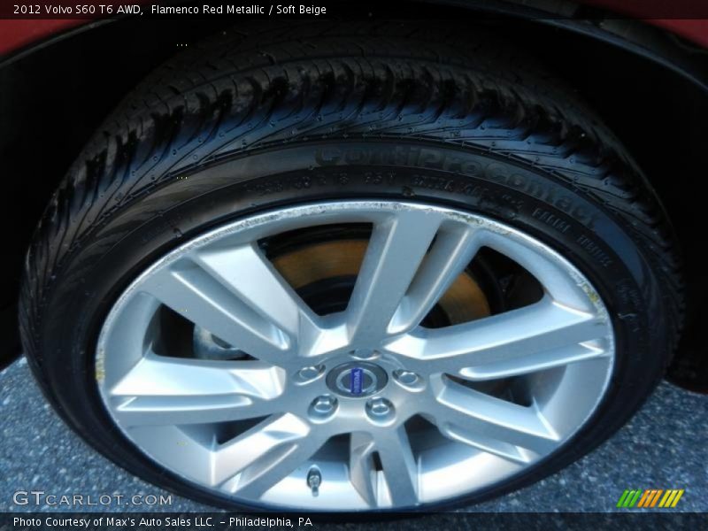 Flamenco Red Metallic / Soft Beige 2012 Volvo S60 T6 AWD