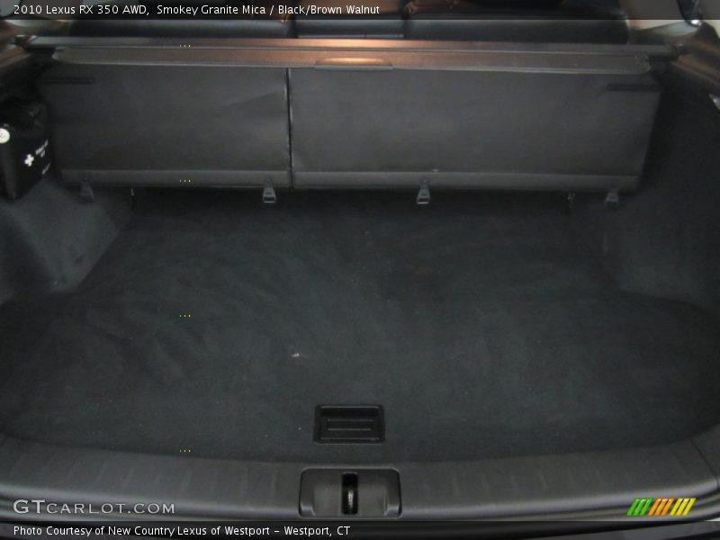 Smokey Granite Mica / Black/Brown Walnut 2010 Lexus RX 350 AWD