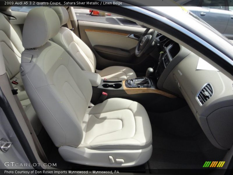 Sahara Silver Metallic / Linen Beige 2009 Audi A5 3.2 quattro Coupe