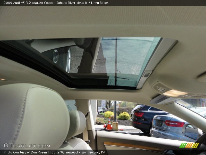 Sahara Silver Metallic / Linen Beige 2009 Audi A5 3.2 quattro Coupe