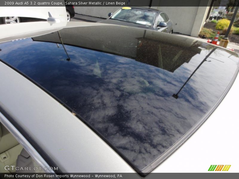 Sahara Silver Metallic / Linen Beige 2009 Audi A5 3.2 quattro Coupe