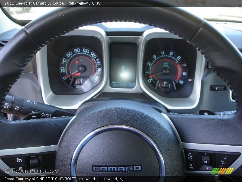Rally Yellow / Gray 2011 Chevrolet Camaro SS Coupe